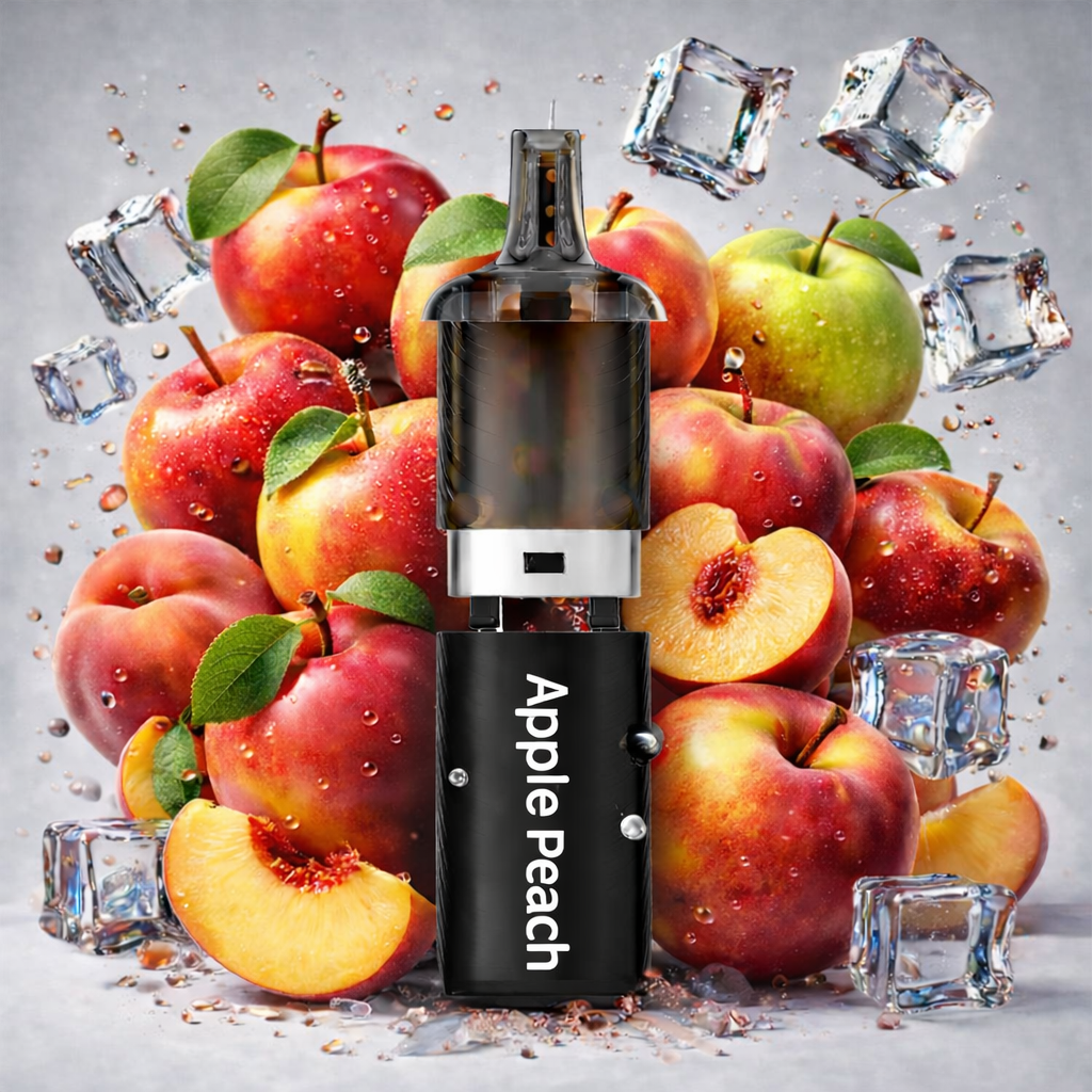 Der Vozol Vista Plug Pod 10'000 Apple Peach