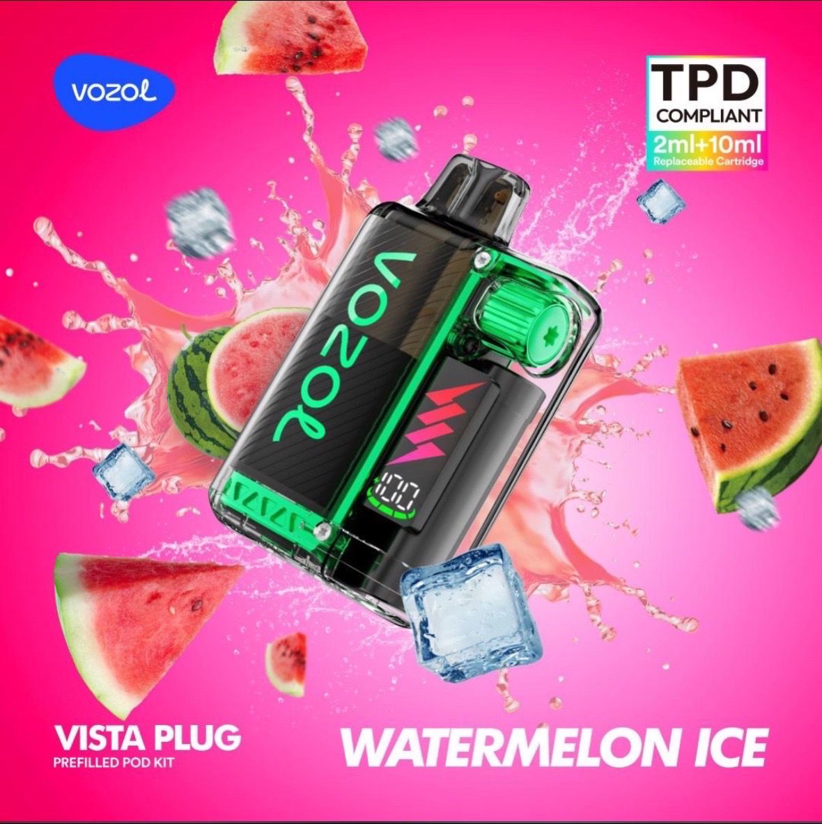 Vozol Vista Plug Kit 10'000 Watermelon Ice