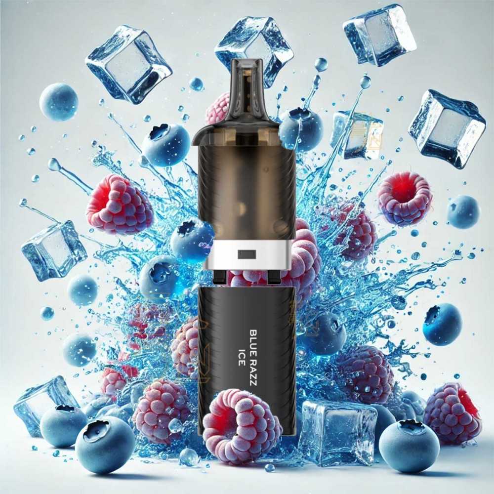 Vozol Vista Plug Pod 10'000 Blue Razz Ice